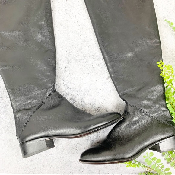 Dolce Vita Daroda Tall Boots Black Leather - Picture 4 of 10